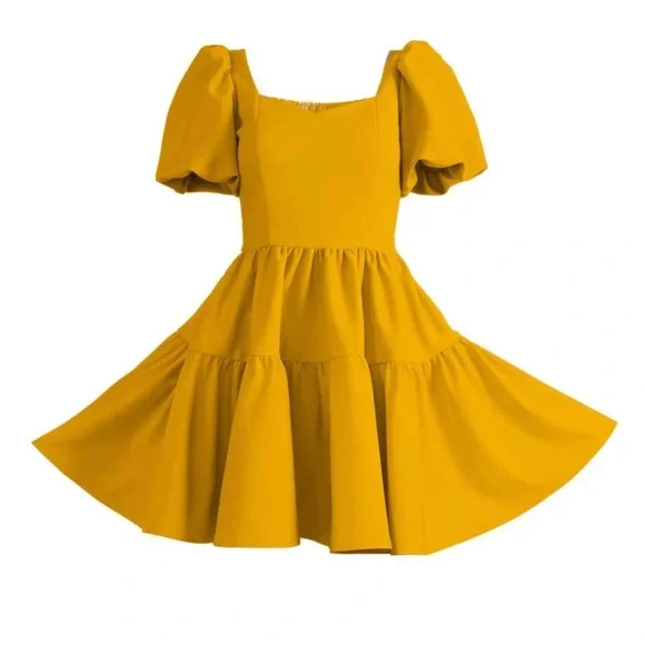 Chelsea Reece Yellow Mini Dress - Picture 2 of 3